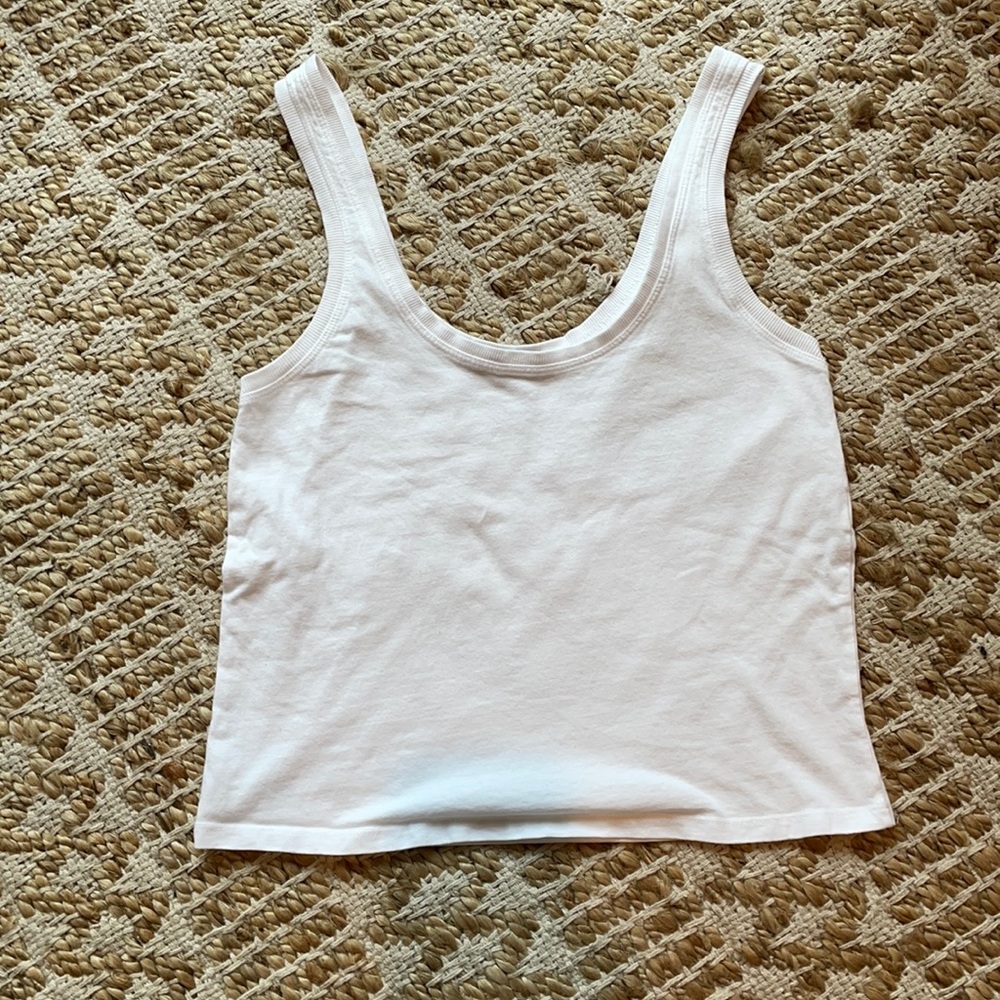 White Zara tank
